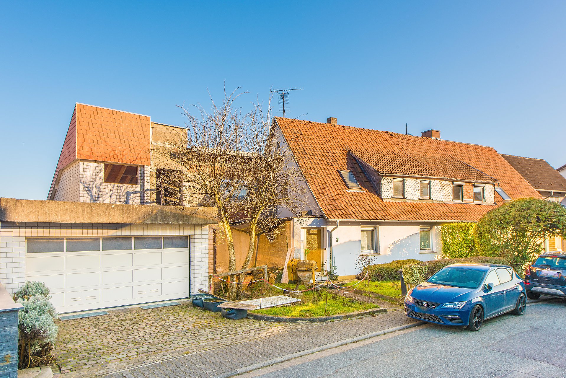 Ober-Ramstadt Vintage DHH mit zusätzlichem Rohbau auf großem Grundstück mit Blick - Oliver Reifferscheid - Immobilienmakler Darmstadt
