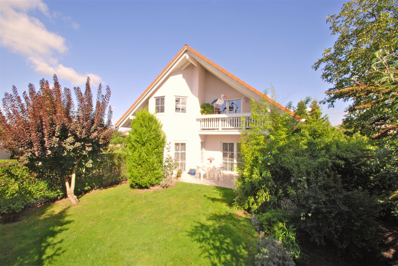einfamilienhaus in weiterstadt: uneinsehbarer südgarten mit südterrasse - Oliver Reifferscheid - Immobilienmakler Darmstadt