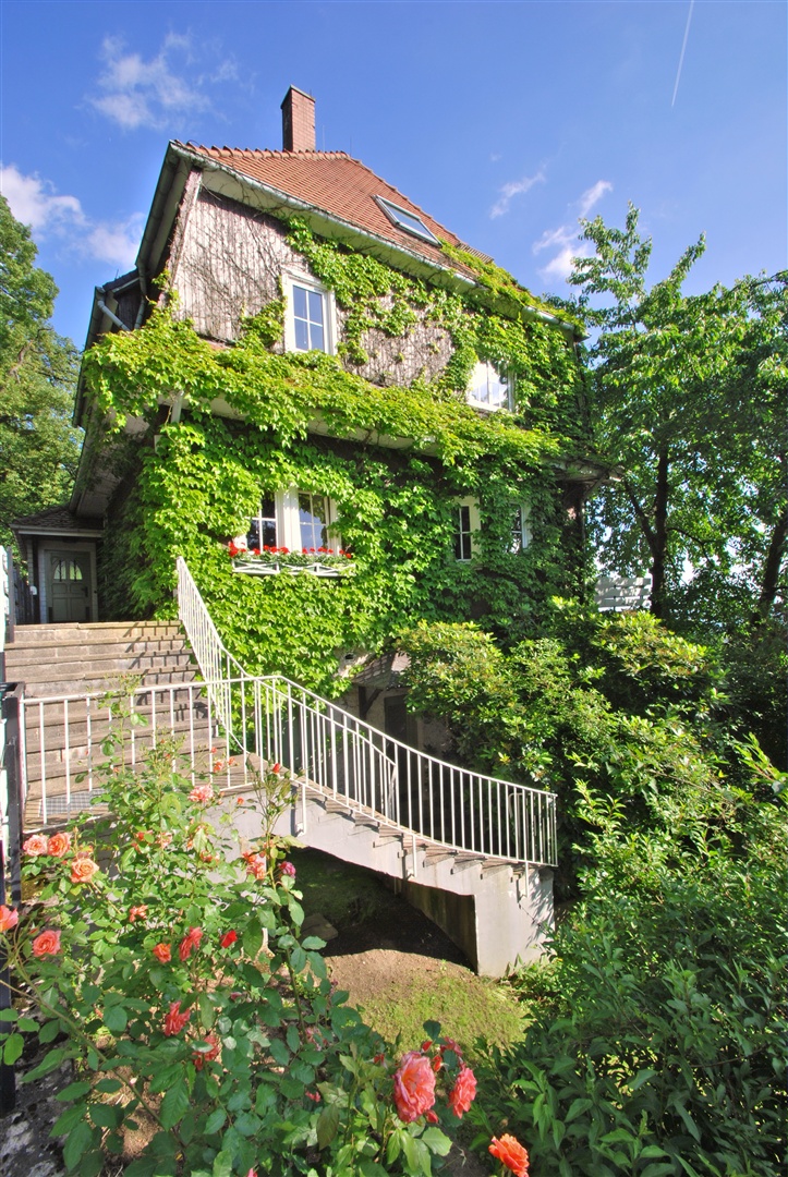 Treppe zum Haus und in den Garten. - Oliver Reifferscheid - Immobilienmakler Darmstadt