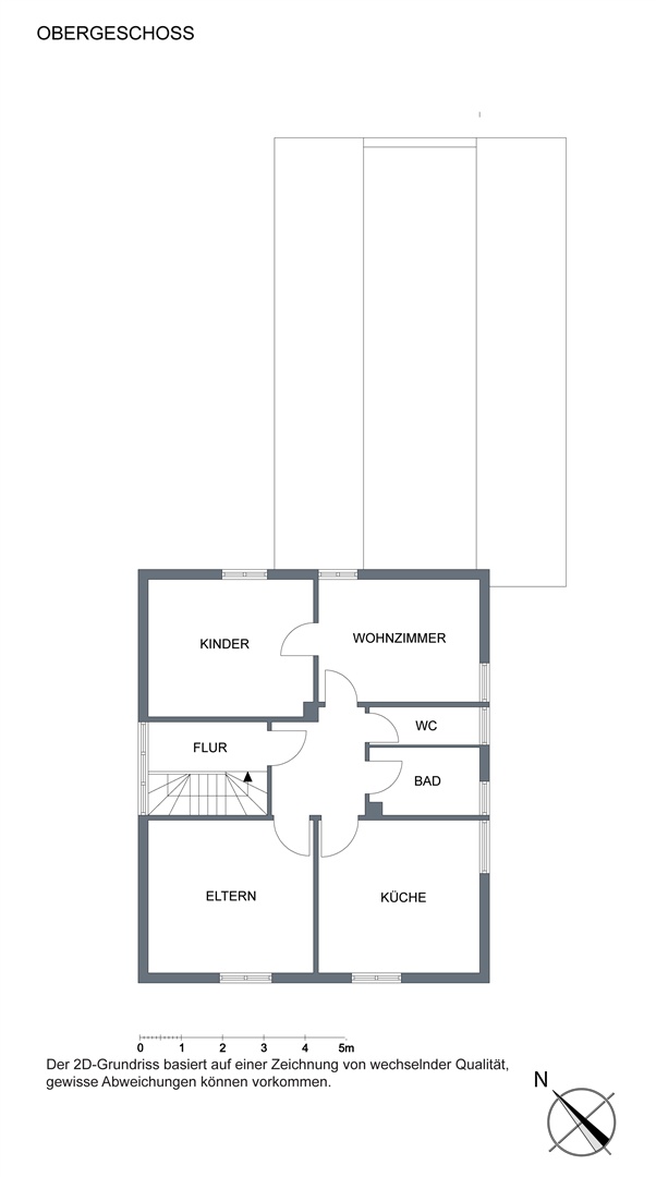 Grundriss Obergeschoss - Oliver Reifferscheid - Immobilienmakler Darmstadt