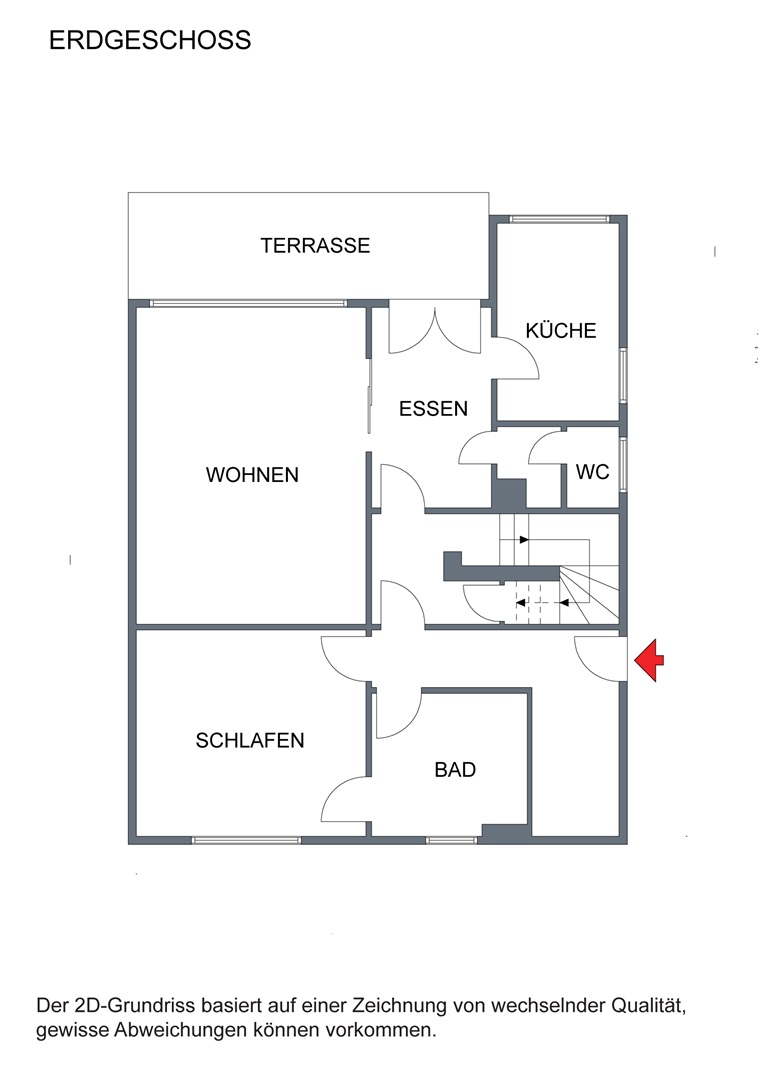 Grundriss Erdgeschoss - Oliver Reifferscheid - Immobilienmakler Darmstadt