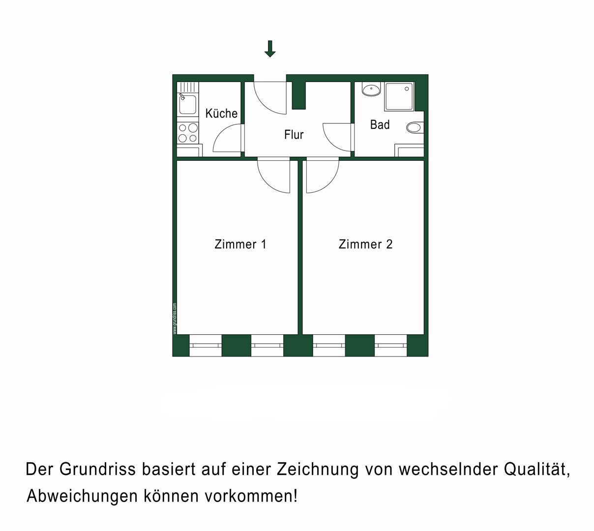 Grundriss der Wohnung - Oliver Reifferscheid - Immobilienmakler Darmstadt