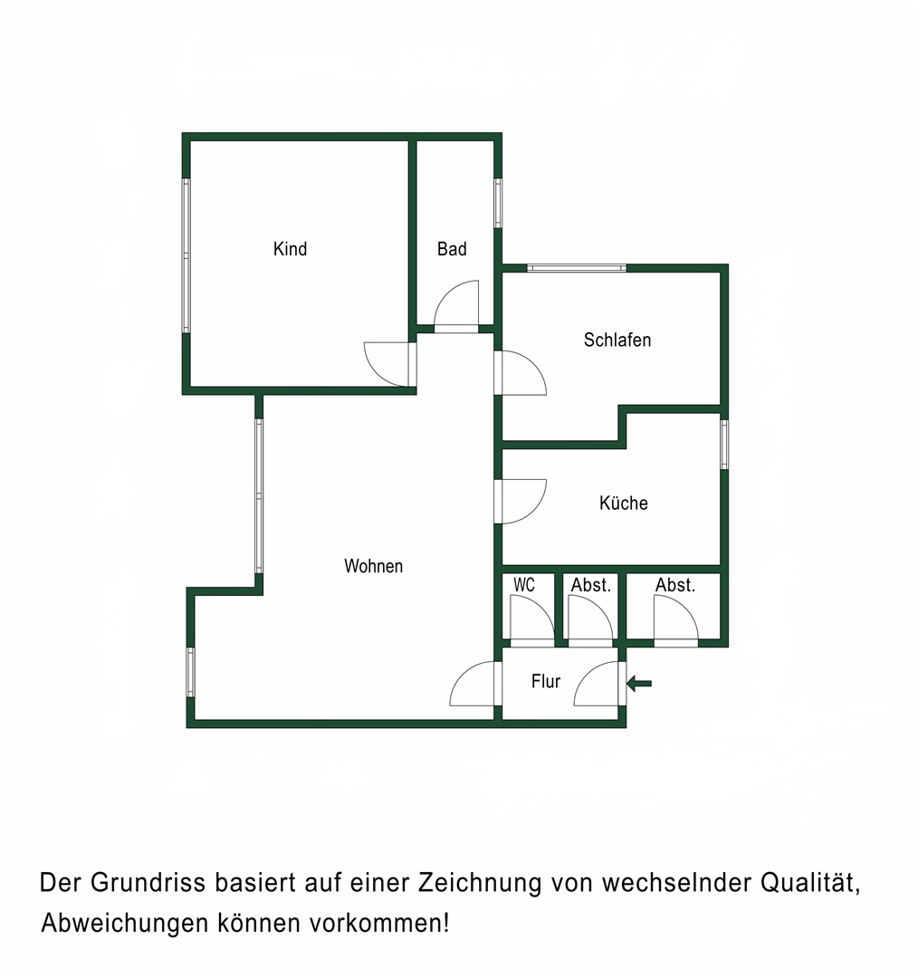 Grundriss der Wohnung - Oliver Reifferscheid - Immobilienmakler Darmstadt