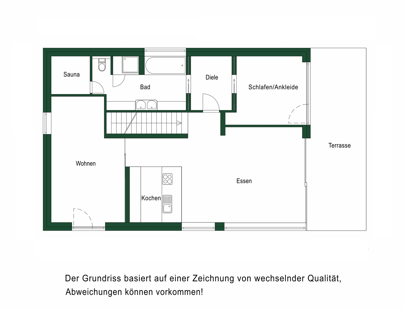 Grundriss Wohnebene - Oliver Reifferscheid - Immobilienmakler Darmstadt