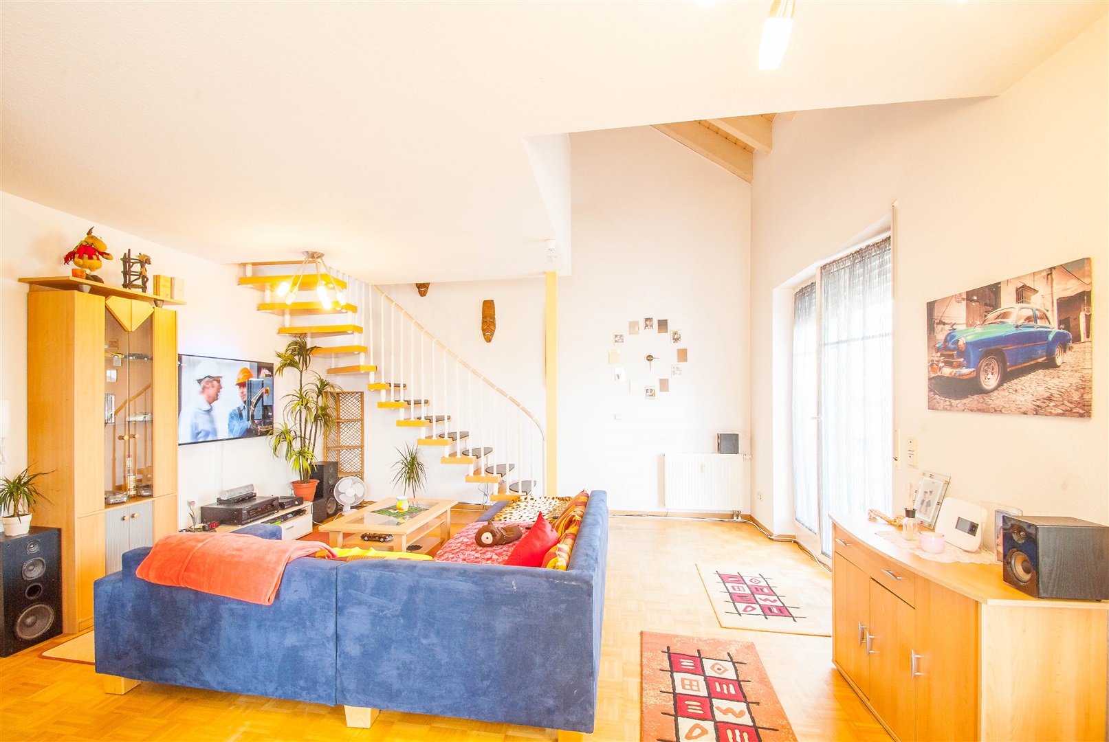 Sehr schicke Maisonettewohnung mit Stäbchenparkett aus Eiche in Mosaikoptik - Oliver Reifferscheid - Immobilienmakler Darmstadt