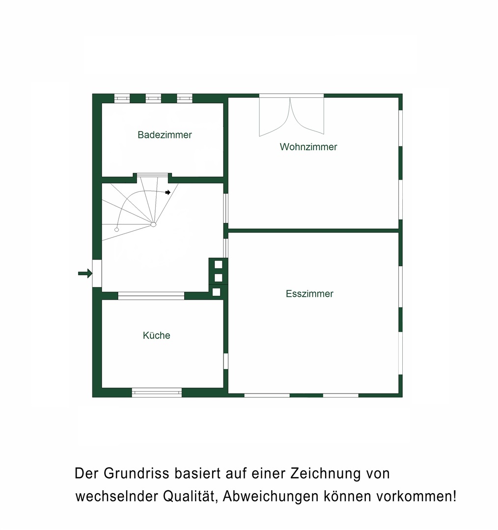 Grundriss EG Haupthaus - Oliver Reifferscheid - Immobilienmakler Darmstadt