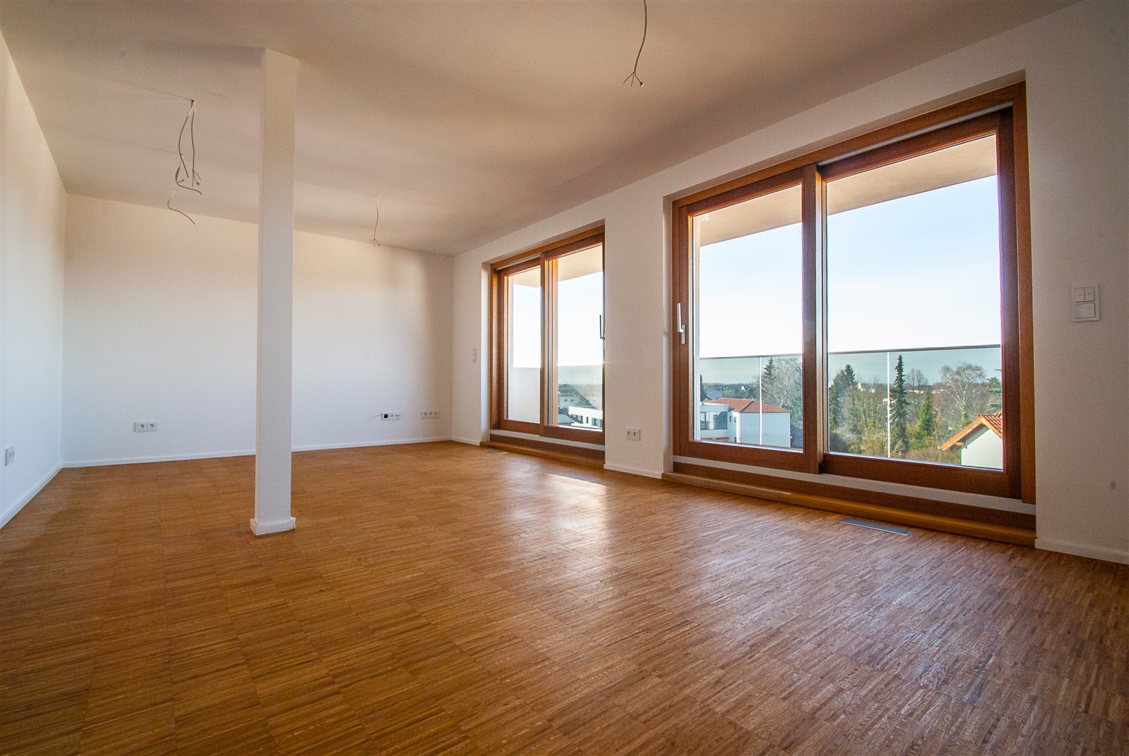 Toller Fernblick von einem der Schlafzimmer aus - Oliver Reifferscheid - Immobilienmakler Darmstadt