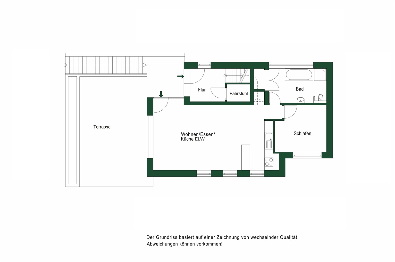 Grundriss Erdgeschoss - Oliver Reifferscheid - Immobilienmakler Darmstadt