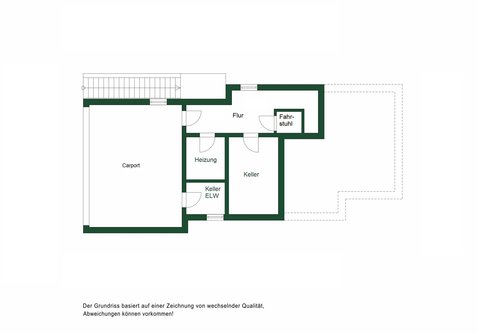 Grundriss Kellergeschoss - Oliver Reifferscheid - Immobilienmakler Darmstadt