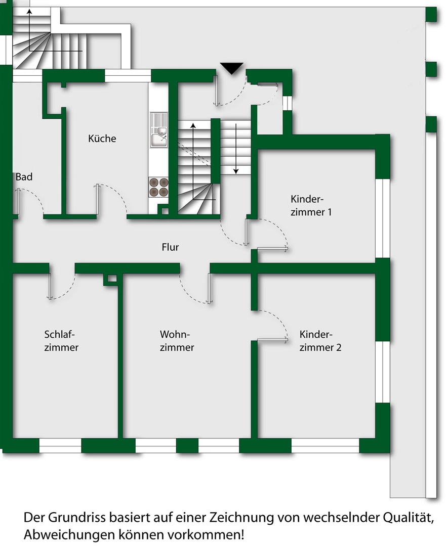 Grundriss der Wohnung - Oliver Reifferscheid - Immobilienmakler Darmstadt