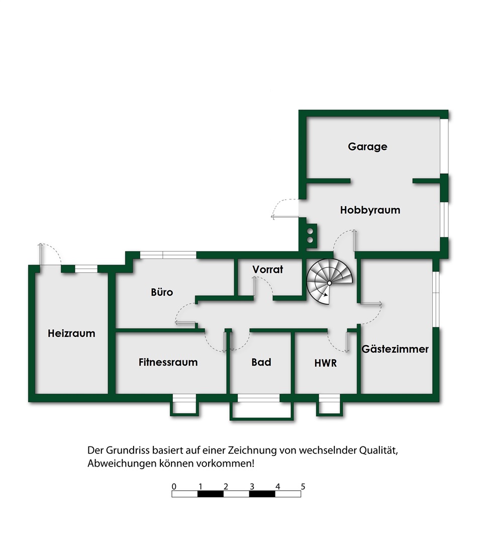 Grundriss Gartengeschoss - Oliver Reifferscheid - Immobilienmakler Darmstadt