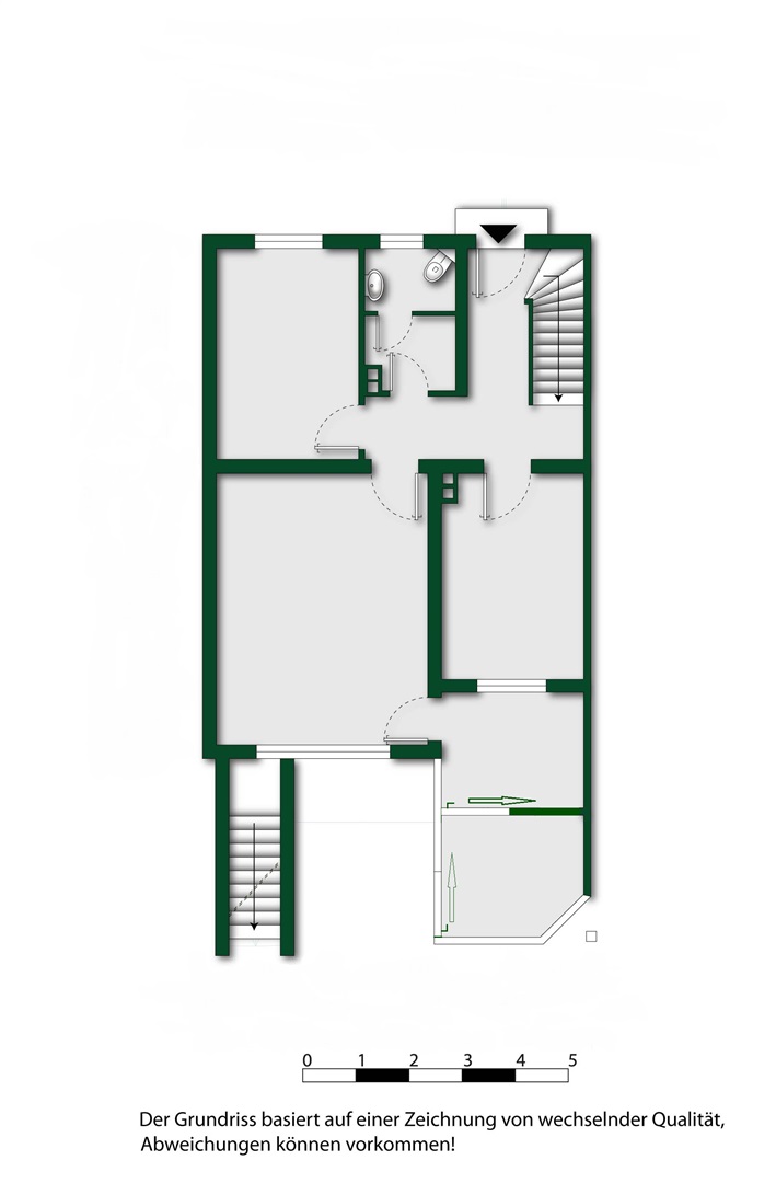 Grundriss Erdgeschoss - Oliver Reifferscheid - Immobilienmakler Darmstadt