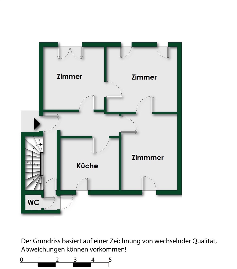 Grundriss Erdgeschoss - Oliver Reifferscheid - Immobilienmakler Darmstadt