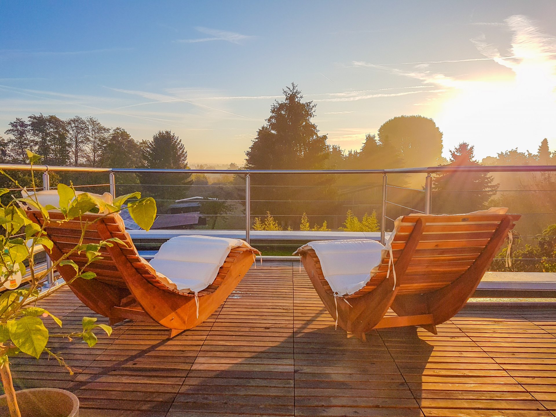 Dachterrasse mit Blick ins Grüne - Oliver Reifferscheid - Immobilienmakler Darmstadt