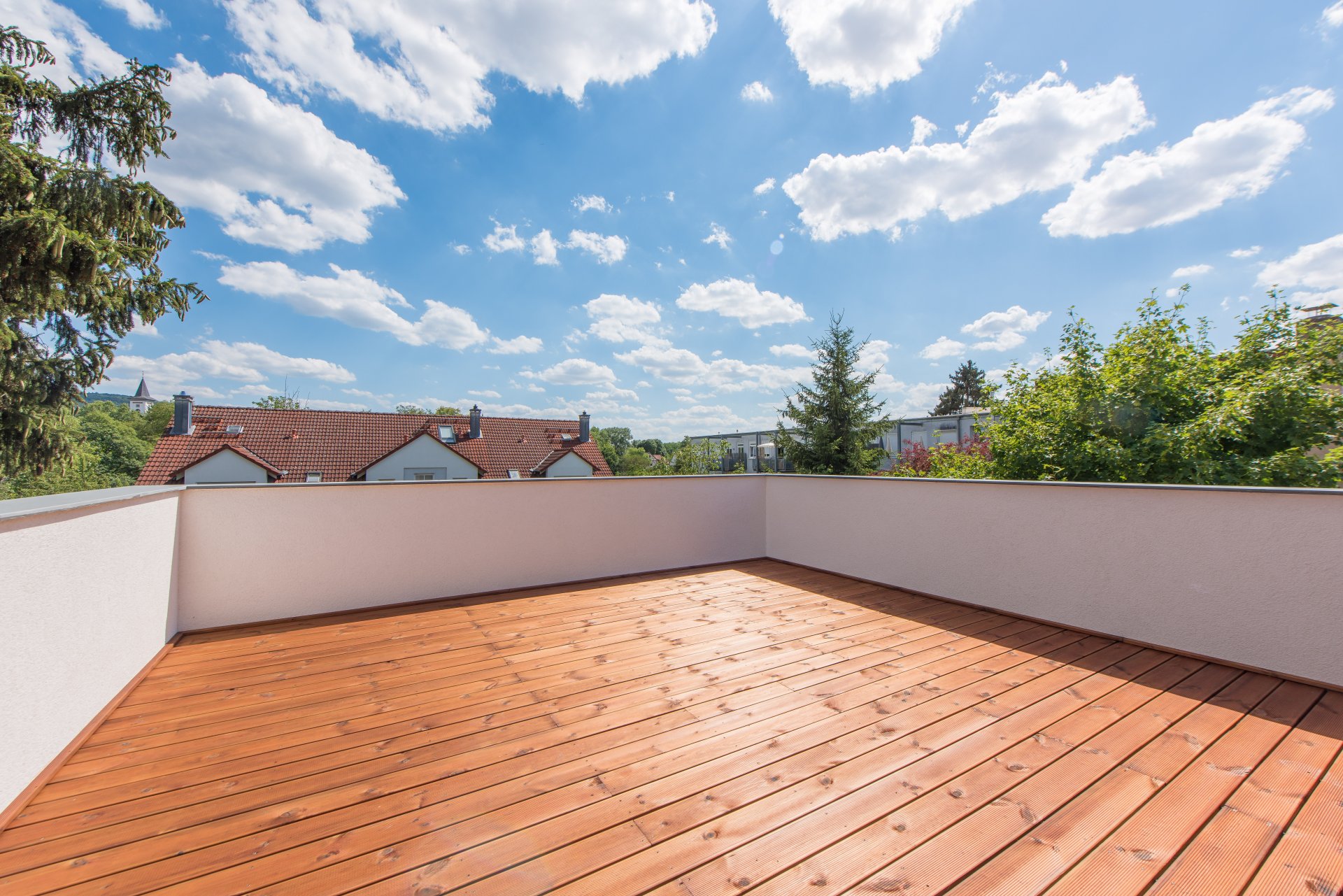 Dachterrasse mit Blick ins Grüne - Oliver Reifferscheid - Immobilienmakler Darmstadt