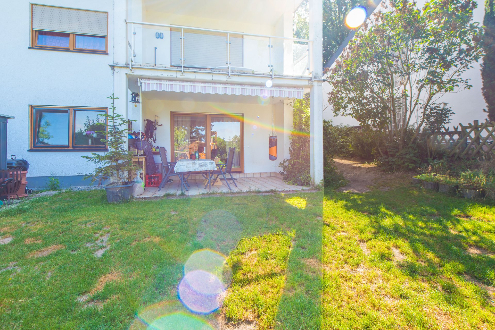 Blick auf die Terrasse - Oliver Reifferscheid - Immobilienmakler Darmstadt