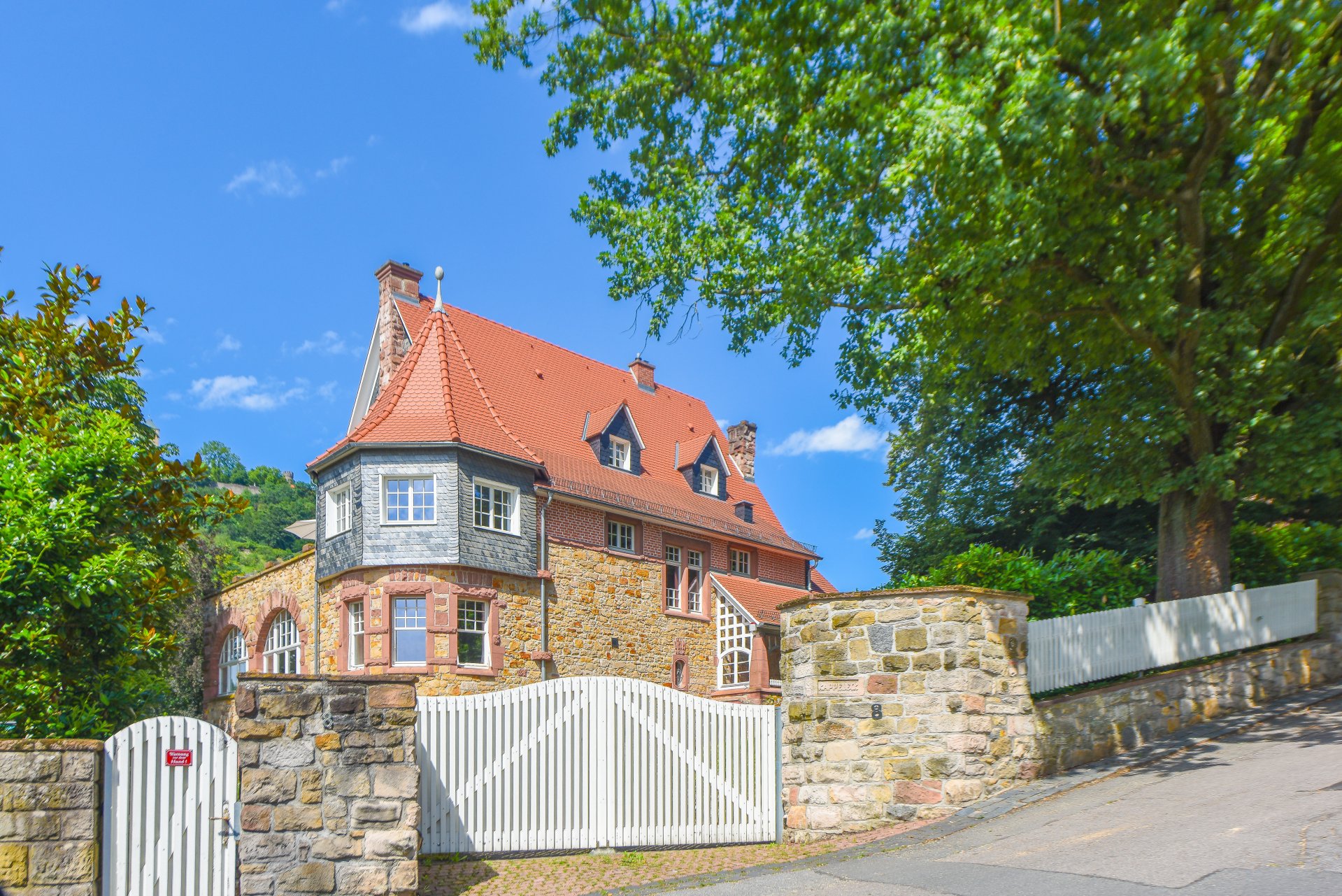 Heppenheim - Historische, umfangreich sanierte Villa von Heinrich Metzendorf in sehr guter, oberer Hanglage