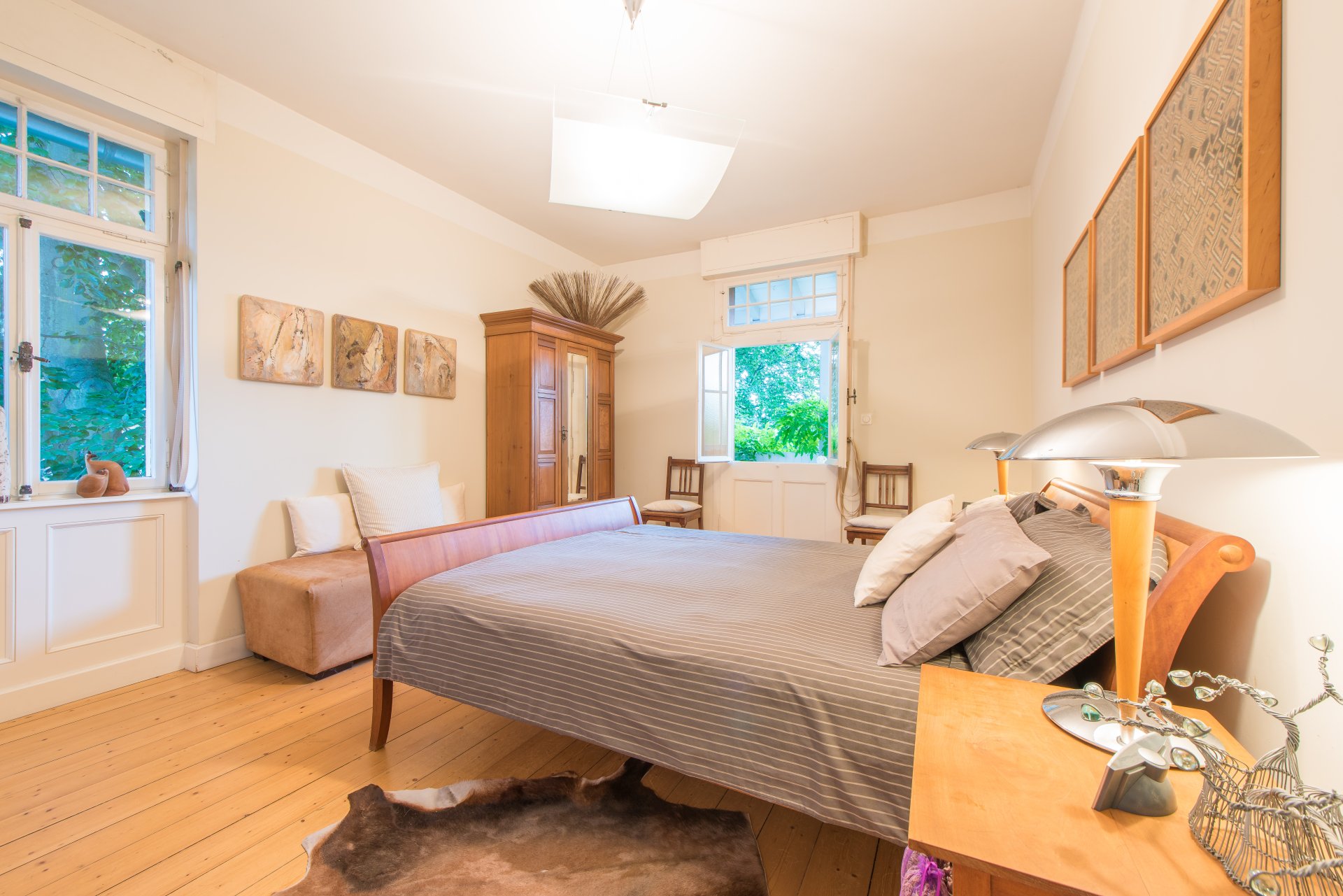 Schlafzimmer mit Gartenbalkon - Oliver Reifferscheid - Immobilienmakler Darmstadt