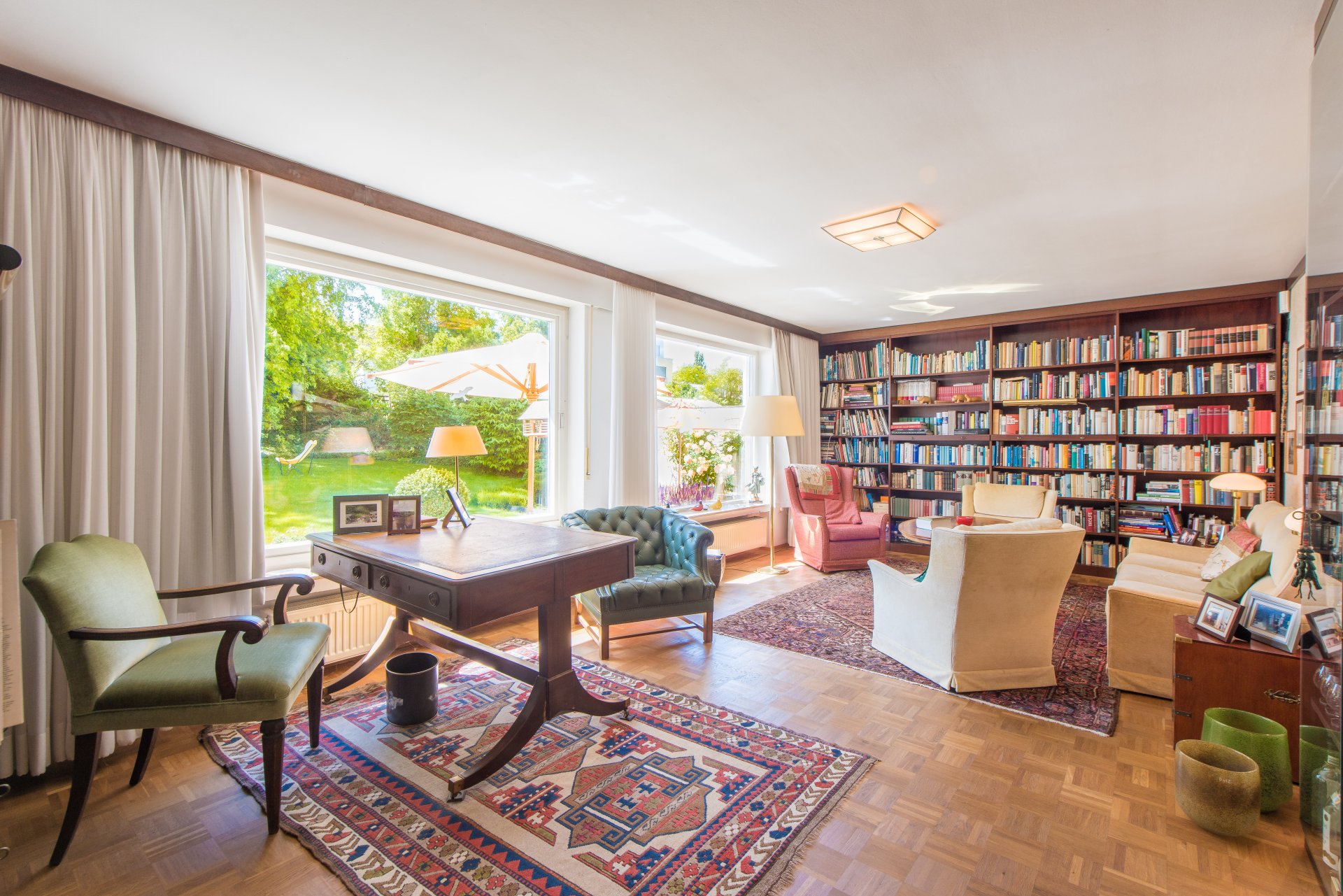 Offener Wohn- Essraum mit Gartenblick und Südfenstern - Oliver Reifferscheid - Immobilienmakler Darmstadt